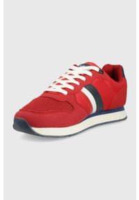 U.S. Polo Assn. sneakersy kolor czerwony. Zapięcie: sznurówki. Kolor: czerwony. Materiał: guma #4