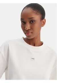 Hugo - HUGO T-Shirt Signature 50556807 Biały Regular Fit. Kolor: biały. Materiał: bawełna #2