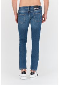 Just Cavalli - JUST CAVALLI Niebieskie męskie jeansy Slim, Rozmiar 33. Kolor: niebieski