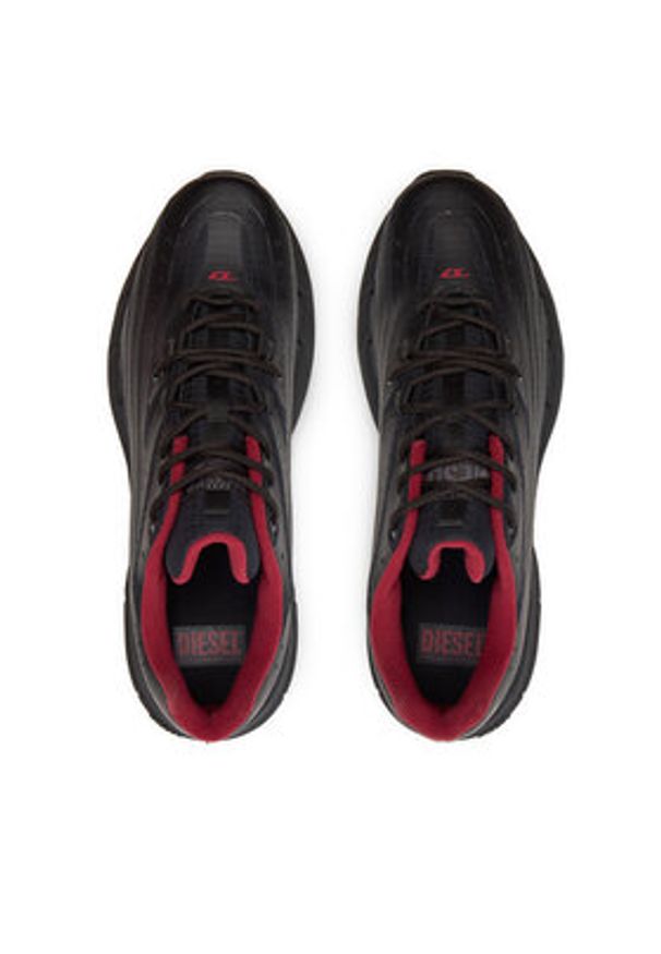 Diesel Sneakersy D-Airspeed Low Y03436 P6907 T8013 Czarny. Kolor: czarny. Materiał: materiał