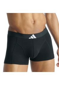Adidas - Bokserki Active Flex Cotton Body 6 pak. Kolor: czarny. Materiał: bawełna, elastan