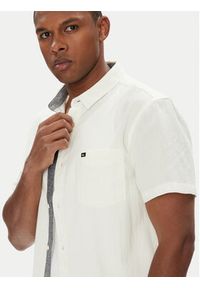 Quiksilver Koszula Time Box EQYWT04622 Biały Regular Fit. Kolor: biały. Materiał: bawełna #4