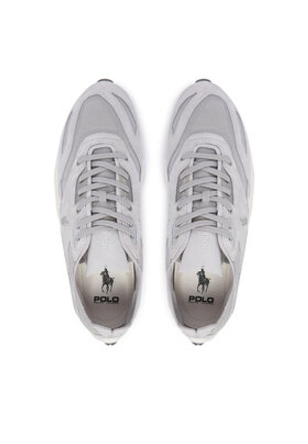 Polo Ralph Lauren Sneakersy Boerum 809P07534001 Beżowy. Kolor: beżowy. Materiał: skóra, zamsz