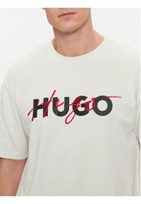 Hugo T-Shirt Dakaishi 50494565 Beżowy Relaxed Fit. Kolor: beżowy. Materiał: bawełna #3