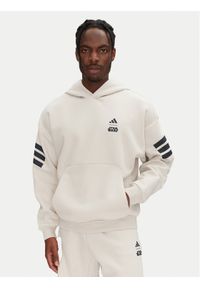 Adidas - adidas Bluza Star Wars The Mandalorian™ JI5719 Beżowy Regular Fit. Kolor: beżowy. Materiał: bawełna, syntetyk. Wzór: motyw z bajki