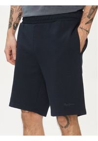 Pepe Jeans Szorty sportowe Joe PM211646 Granatowy Regular Fit. Kolor: niebieski. Materiał: bawełna. Styl: sportowy