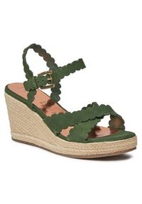 Ted Baker Espadryle Selanas 251801 Khaki. Kolor: brązowy. Materiał: zamsz, skóra