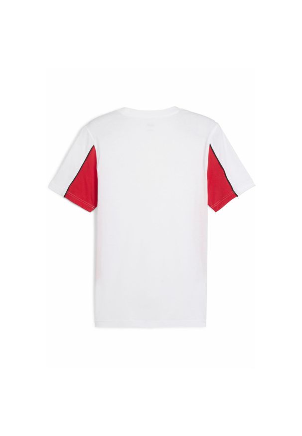 Puma - Męska koszulka AC Milan ftblARCHIVE PUMA White For All Time Red. Kolor: biały, czerwony, wielokolorowy. Materiał: guma. Wzór: nadruk