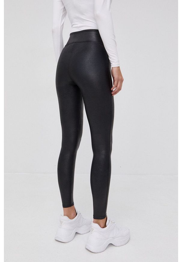 Spanx - Legginsy modelujące. Kolor: czarny. Materiał: dzianina