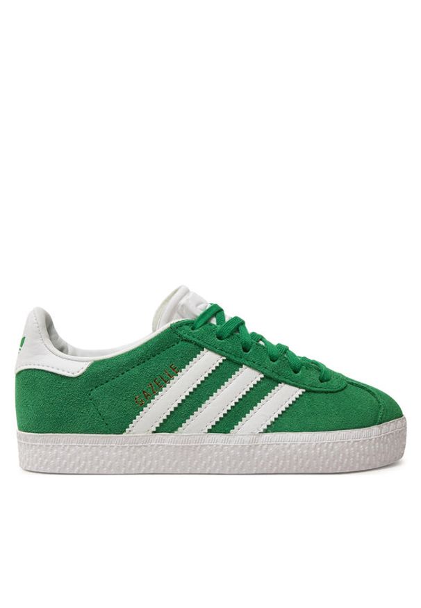 Adidas - adidas Sneakersy Gazelle IH9910 Zielony. Kolor: zielony. Materiał: zamsz, skóra. Model: Adidas Gazelle