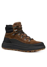 Geox Trekkingi U Granito + Grip B A U46FZD 022BC CS69B Brązowy. Kolor: brązowy. Materiał: zamsz, skóra. Sport: turystyka piesza #7