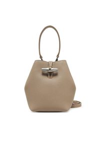 Longchamp Torebka 10279HFP Beżowy. Kolor: beżowy. Materiał: skórzane