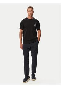 BOSS T-Shirt Te_Blueprint 50566628 Czarny Regular Fit. Kolor: czarny. Materiał: bawełna #4
