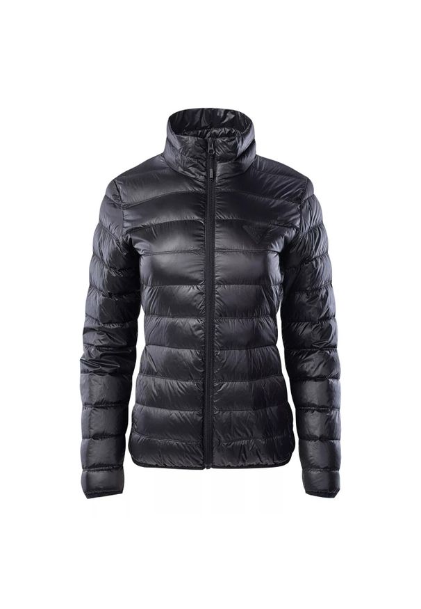 Damska kurtka puchowa Iguana Blanca. Kolor: czarny. Materiał: puch. Sport: turystyka piesza