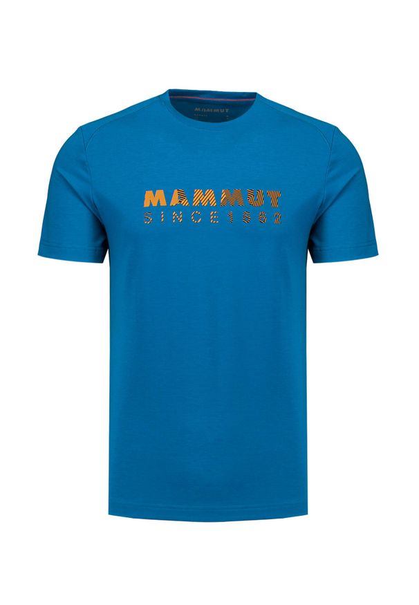 Mammut - T-shirt MAMMUT TROVAT. Materiał: tkanina. Wzór: nadruk, napisy, geometria. Sport: outdoor