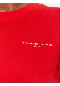 TOMMY HILFIGER - Tommy Hilfiger T-Shirt 1985 WW0WW37877 Czerwony Regular Fit. Kolor: czerwony. Materiał: bawełna #3