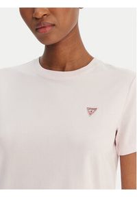 Guess Jeans T-Shirt W4YI10 J1314 Różowy Regular Fit. Kolor: różowy. Materiał: bawełna #4