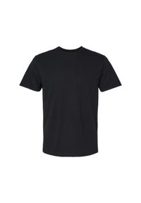 GILDAN - Koszulka Unisex Dla Dorosłych Softstyle Midweight. Kolor: czarny. Materiał: bawełna. Sport: turystyka piesza