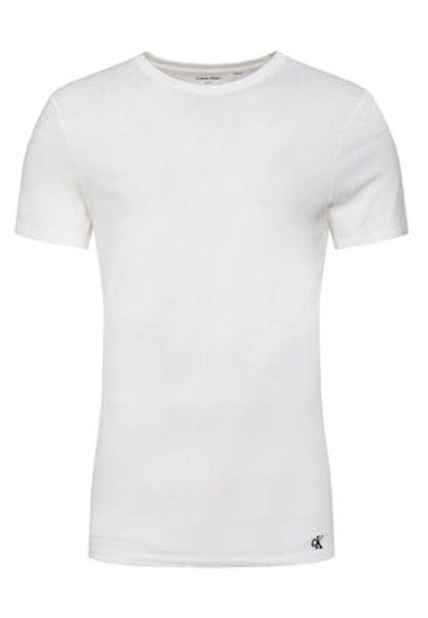 Calvin Klein Underwear Komplet t-shirtów LV00NB4051 Biały Regular Fit. Kolor: biały. Materiał: bawełna