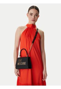 Love Moschino - LOVE MOSCHINO Torebka JC4024PP1OKD0000 Czarny. Kolor: czarny. Materiał: skórzane #1