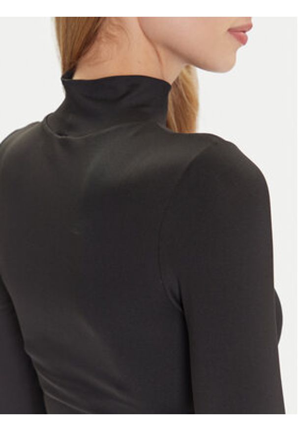 Tommy Jeans Sukienka codzienna Silver Script DW0DW21504 Czarny Slim Fit. Okazja: na co dzień. Kolor: czarny. Materiał: syntetyk. Typ sukienki: proste. Styl: casual