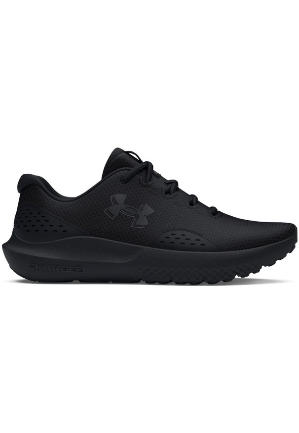 Buty do biegania Under Armour Charged Surge 4. Kolor: czarny. Materiał: materiał, syntetyk, tkanina. Szerokość cholewki: normalna