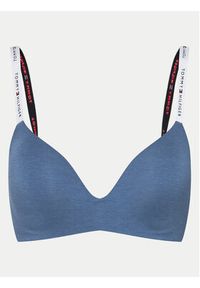 TOMMY HILFIGER - Tommy Hilfiger Biustonosz bezfiszbinowy UW0UW03821 Niebieski. Kolor: niebieski. Materiał: bawełna #5