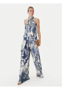 Guess Spodnie materiałowe W6GB02 W1578 Niebieski Regular Fit. Kolor: niebieski. Materiał: wiskoza #5