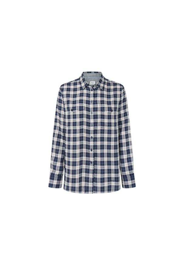 Koszula damska Pepe Jeans Polivia. Kolor: niebieski, wielokolorowy, biały