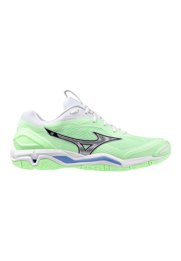 Buty halowe Mizuno Wave Stealth. Kolor: czarny, wielokolorowy, zielony. Model: Mizuno Wave. Sport: piłka ręczna