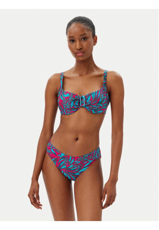 SELMARK - Selmark Dół od bikini BL702 Turkusowy. Kolor: turkusowy. Materiał: syntetyk
