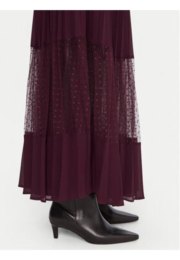 TwinSet - TWINSET Spódnica maxi 252TP2642 Fioletowy Regular Fit. Kolor: fioletowy. Materiał: syntetyk