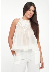 Twinset Milano - Top damski z haftem TWINSET. Wzór: haft #1