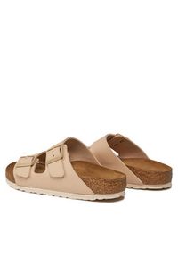 Birkenstock Klapki Arizona Birko-Flor 1027723 Beżowy. Kolor: beżowy. Materiał: skóra