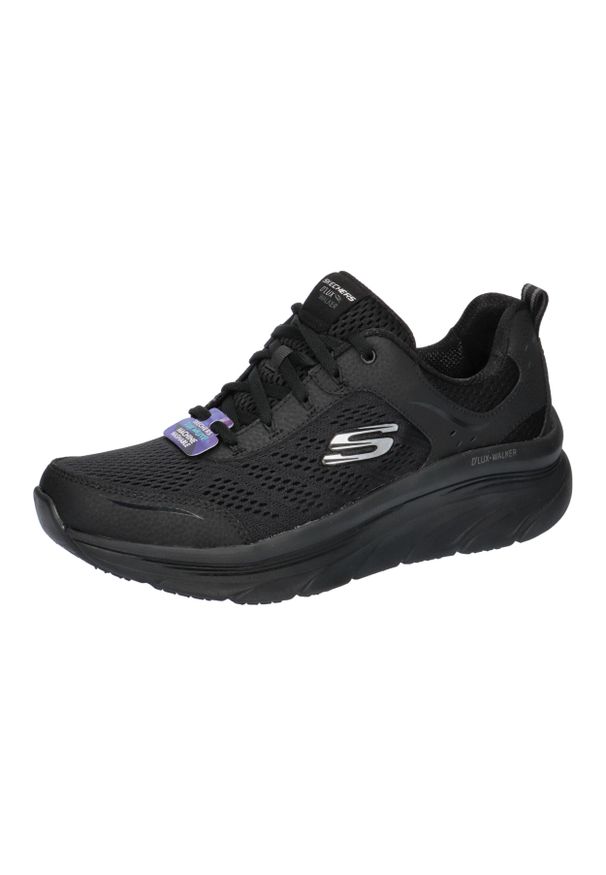 skechers - Buty do chodzenia damskie Skechers Dlux Walkerinfinite Motion. Kolor: czarny. Model: Skechers Sport. Sport: turystyka piesza