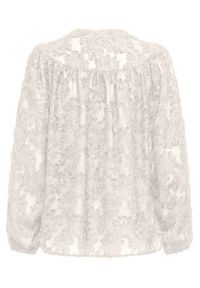 only - ONLY Bluzka Korsa 15360837 Beżowy Oversize. Kolor: beżowy. Materiał: syntetyk