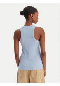 Hugo - HUGO Top Easy 50508857 Błękitny Slim Fit. Kolor: niebieski. Materiał: bawełna #3