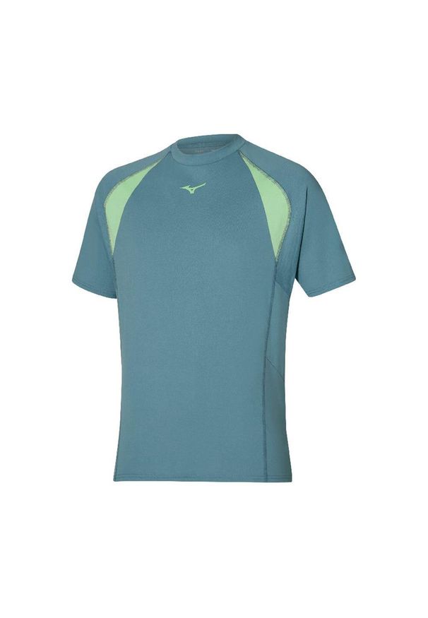 T-shirt Mizuno Athletics Oversize Tee. Kolor: zielony