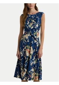 Lauren Ralph Lauren Sukienka koktajlowa 250933491001 Niebieski Regular Fit. Kolor: niebieski. Materiał: syntetyk. Styl: wizytowy #4