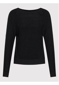 Selected Femme Sweter Sira 16077846 Czarny Regular Fit. Kolor: czarny. Materiał: bawełna #3