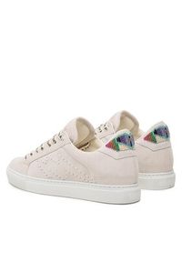 Zadig&Voltaire Sneakersy La Flash Folk Beads SWSN00415 Beżowy. Kolor: beżowy. Materiał: zamsz, skóra