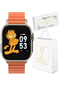 Zegarek SMARTWATCH KOMUNIA Rubicon RNCF17 pomarańczowy. Rodzaj zegarka: smartwatch. Kolor: pomarańczowy