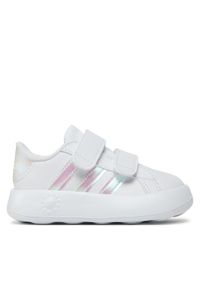 Adidas - adidas Sneakersy Grand Court 2.0 Cf I ID5265 Biały. Kolor: biały. Materiał: skóra