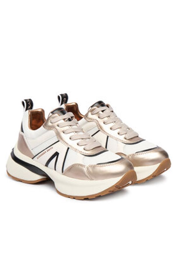 Alexander Smith Sneakersy Victoria ASBCVIW-1175-PLB Złoty. Kolor: złoty. Materiał: skóra