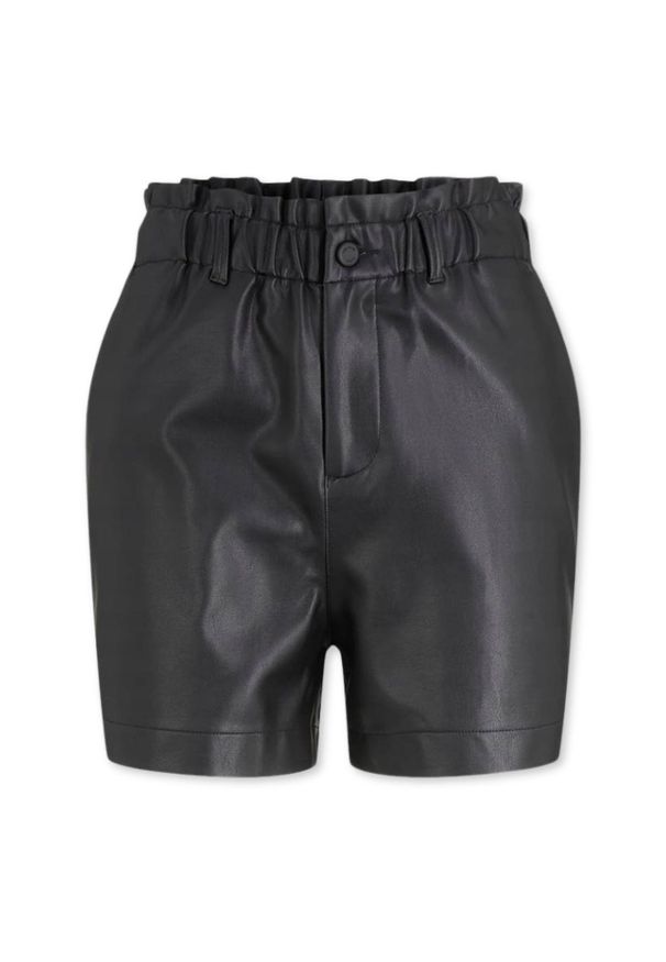 Spodenki turystyczne damskie Tom Tailor. Kolor: czarny. Materiał: skóra. Sport: turystyka piesza