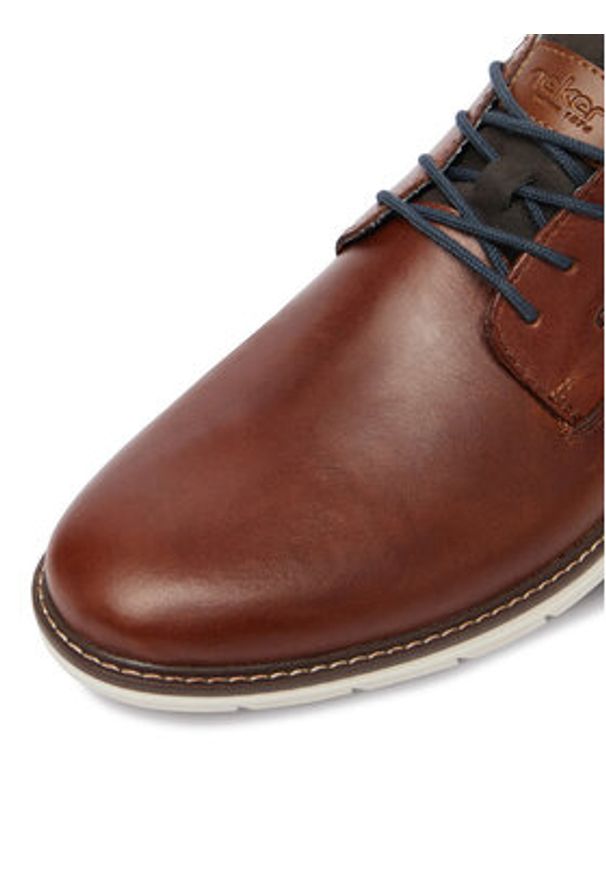 Rieker Półbuty 14405-24 Brązowy. Kolor: brązowy. Materiał: skóra