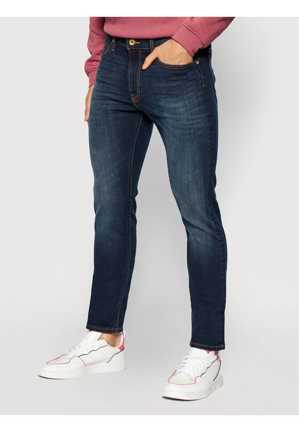 Lee Jeansy Luke L719GCBY 112118984 Granatowy Slim Fit. Kolor: niebieski
