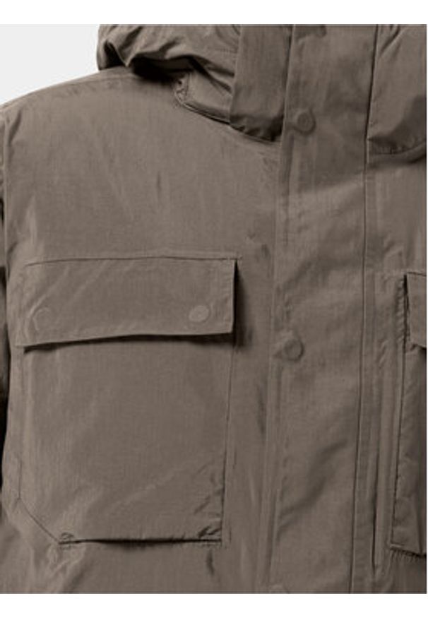 Jack Wolfskin Kurtka zimowa Textor Utility Jkt 1116101 Brązowy Regular Fit. Kolor: brązowy. Materiał: syntetyk. Sezon: zima