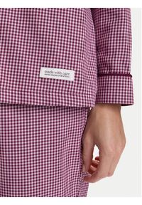 United Colors of Benetton - United Colors Of Benetton Koszulka piżamowa 4MYG3M00D Bordowy Regular Fit. Kolor: czerwony. Materiał: bawełna #6