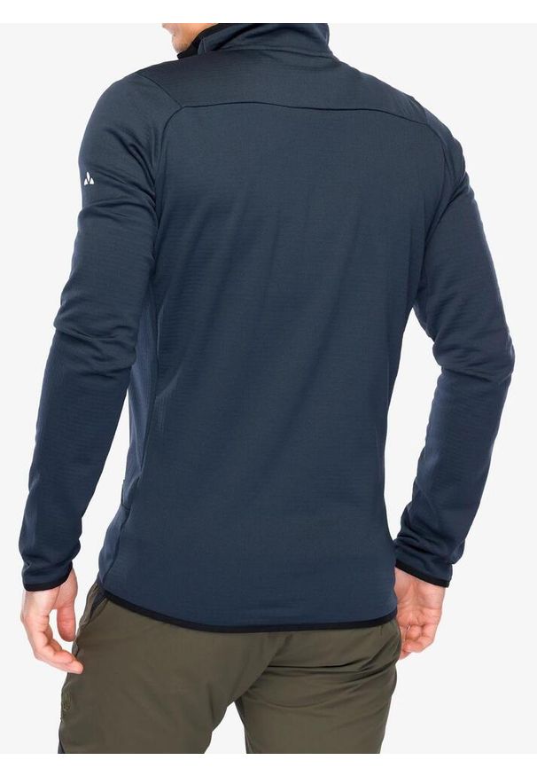 Polar męski Vaude Monviso Fleece FZ Jacket II. Kolor: czarny. Materiał: polar